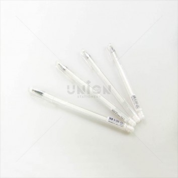 ปากกาหมึกเจล 0.8  HJR-500P <1/12> สีขาว